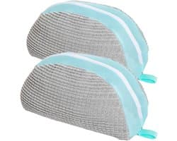Set van 2 Waszakken voor Schoenen, Herbruikbare Schoenhoezen voor het Wassen in de Wasmachine, Ideaal voor Sneakers en Sportschoenen