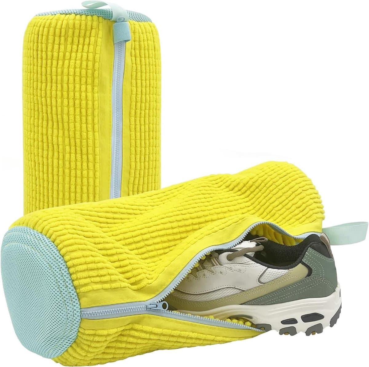 Schoenwaszakken voor de Wasmachine - 2 Stuks, Herbruikbare Wasnetten voor Sneakers en Schoenen, Ideaal voor Grondige Reiniging en Bescherming tijdens het Wassen — afbeelding 1