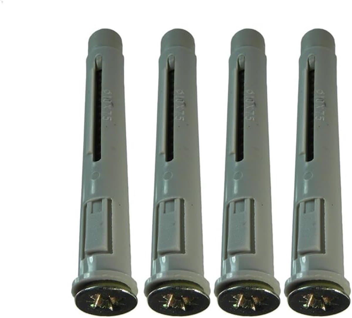 Nylon Frame Ankers - Raambevestiging Set - Stevig Monteren - Veelzijdig Materiaal - M10 X 75Mm - Grijs — afbeelding 1