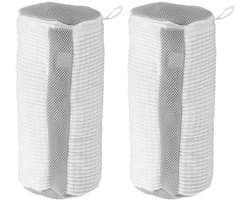 SnelShoppen - 2 stuks schoenenwasmachinezakken voor droger en wasmachine, zachte chenille microvezels, 360° reiniging, herbruikbare waszak voor sneake