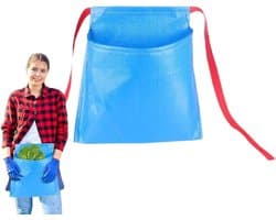 Oogsttas Schort - Fruit opbergzak - Tuinieren Producten Verzamelen - Waterbestendig Nylon - 30x30x18cm - Blauw