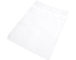 SnelShoppen - Waszak met Ritssluiting, Wasnet voor Wasmachine, Wit, 1 Stuk, Perfect voor Delicate Kleding, Ondergoed, en Kinderkleding