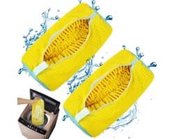 Dailygoods- Waszakken Duurzaam - 2 Stuks - Schoen Waszakken - Waszakken voor Wasmachine - Wasnet - Antislip Zakken - Schoenwaszak