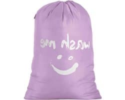 Grote Vouwbare Waszak voor Vuile Was - 120L Opbergtas - Ideaal voor Reizen en Thuisgebruik - 61 x 92 cm Violet