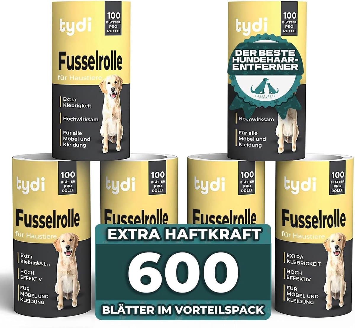 Pluizenverwijderaar - 600 vellen - Navullingen voor Kleefroller - Milieuvriendelijk en Herbruikbaar - Voor Kleding en Meubels — afbeelding 1