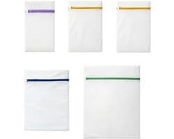 Set van 5 wasnetjes voor kleding en schoenen - Waszakken in diverse maten voor de wasmachine, ideaal voor delicate was en bescherming