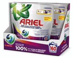 Ariel Professional Color Wascapsules 2 x 80 Stuks - 160 Wasbeurten - Voordeelverpakking