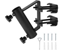 Vlaggenstokhouder ⌀3cm - carbon staal - wandmontage - ideaal voor balkon en truck - ShopVlot