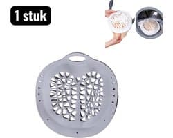 1 stuk - Waszak - Siliconen Waszak voor BH's - Ondergoedwaszak - Anti-Vervorming Wasbeschermer - Binnenwas Zak voor delicate Kleding - Grijs