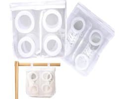2 stuks - Wasnet Schoenen - 36*30*12cm - Wasnet voor schoenen - Waszak voor schoenen - herbruikbare - honingraat mesh schoenen waszakken - met rits waszak - waszak - opbergzak - voor sneakers, tennisschoenen, pantoffels, bh's, sokken, speelgoed - wit