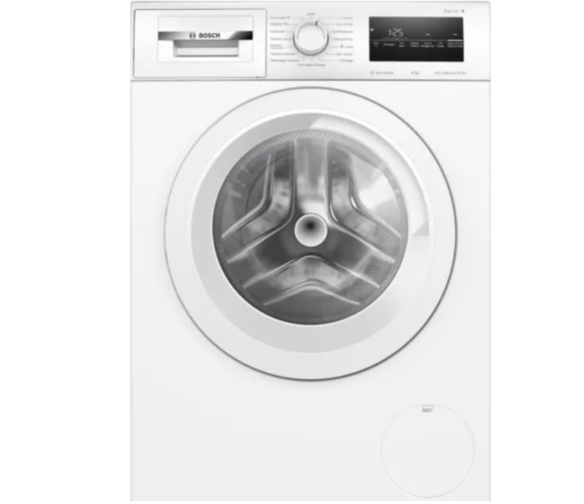 Bosch Serie 4 WAN28258FR wasmachine Voorbelading 8 kg 1400 RPM Wit - FR Display — afbeelding 1
