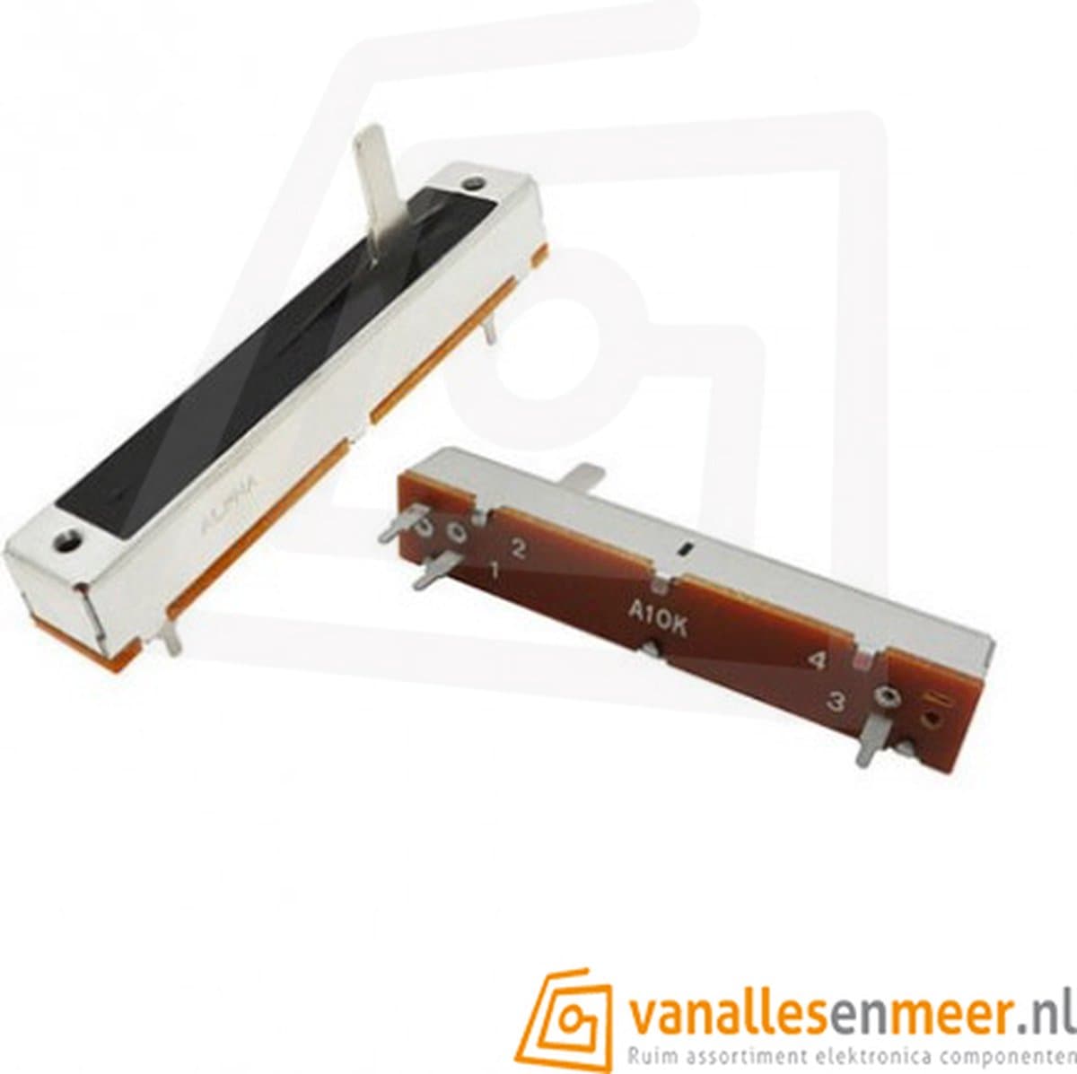 Schuif potentiometer C100K 60mm — afbeelding 1