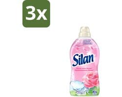 3 x Silan – Wasverzachter – Classic Pink Passie voor Rozen – 1144 ml - Wasverzachter - Roze Geur - Wasgoed Verzachter - Kleding Verzachter - Statische Elektriciteit