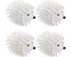 Gigicial Herbruikbare egelvormige droogballen - Milieuvriendelijke PVC wasballen - Verkort de droogtijd, vervang wasverzachter - 4-pack - Universeel + Wit — afbeelding 1