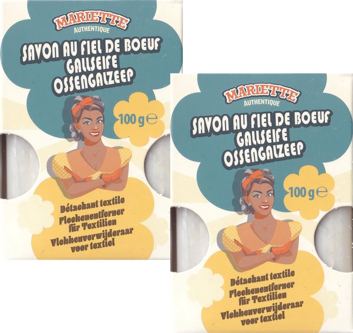 Authentieke ossengalzeep - vlekkenverwijderaar voor textiel - 2x 100g — afbeelding 1