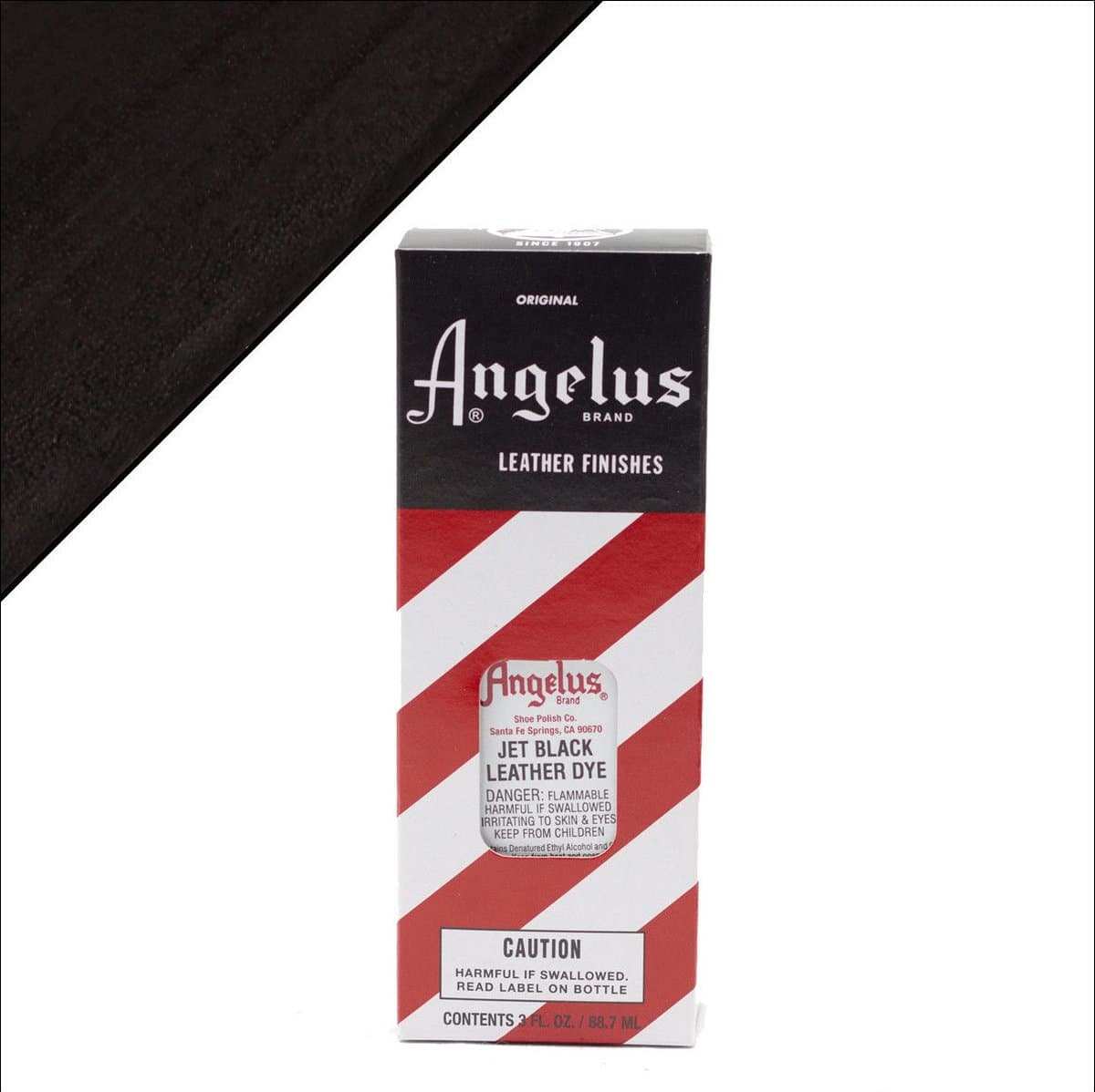 Angelus Leather Dye - Indringverf - voor leer - 90 ml - Zwart — afbeelding 1