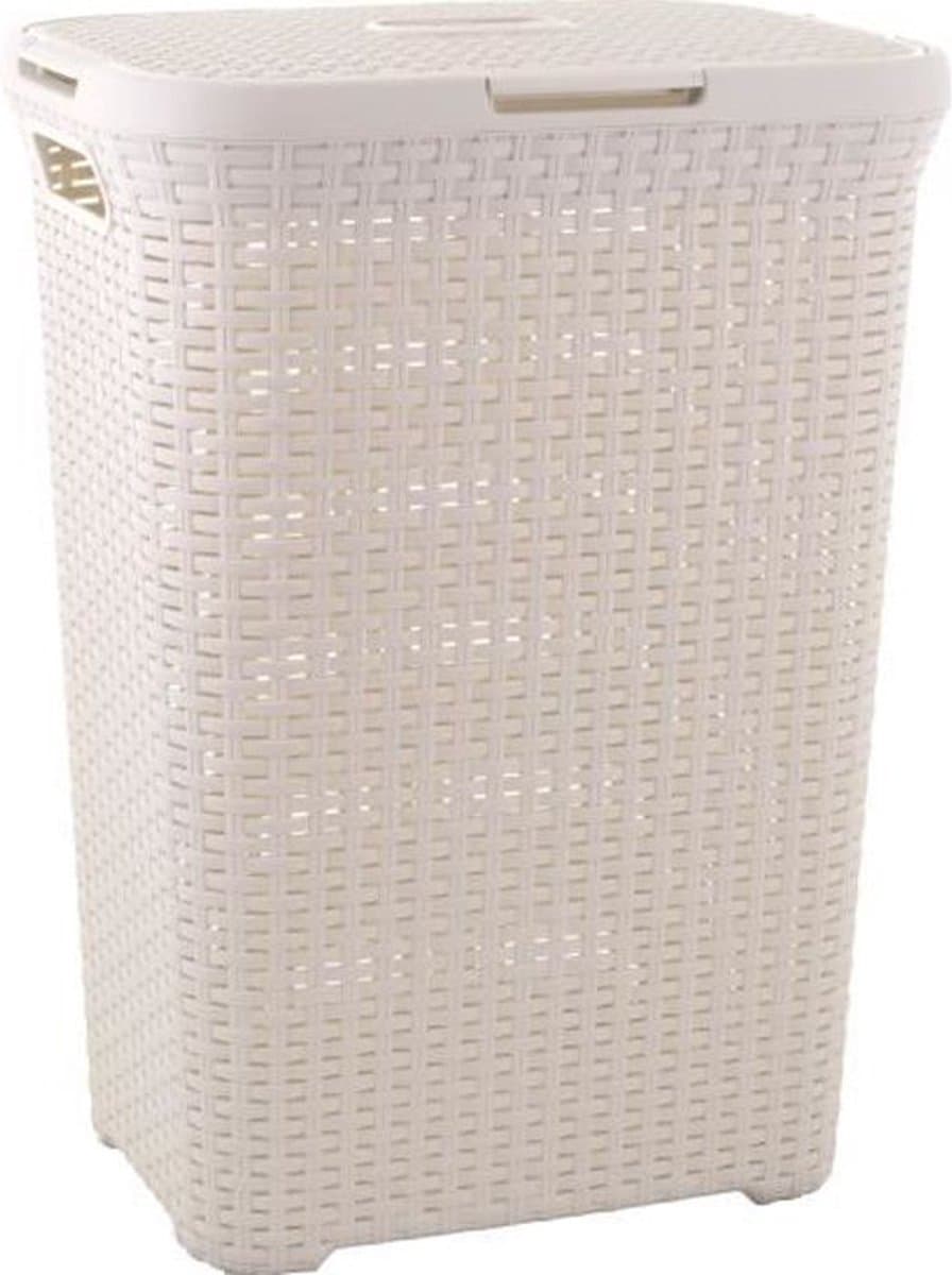 Curver Style Wasmand met deksel - 40L - Vintage/Gebroken wit — afbeelding 1