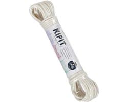 Kipit Waslijn - 10 meter - PVC - wit - drooglijn / waslijndraad