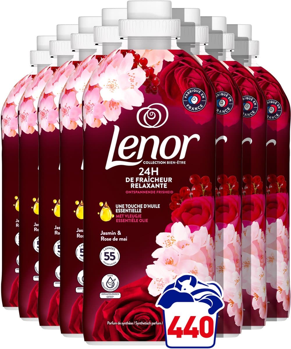 Lenor Wasverzachter Jasmijn & Rose de Mai - 8 x 55 Wasbeurten — afbeelding 1
