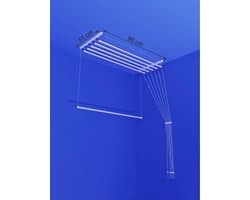 Heavy-duty Ruimtebesparend Plafond Droogrek - 6 stangen elk 90 cm lang