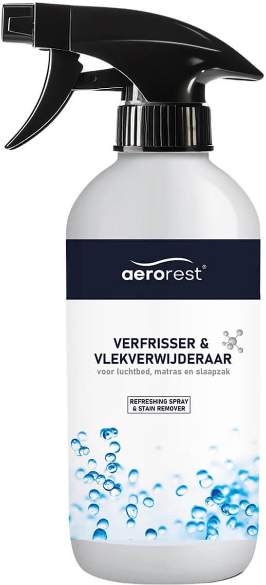 AeroRest matras spray 500 ml – verfrisser en vlek- & geurverwijderaar | voor luchtbedden, matrassen, slaapzakken en beddengoed — afbeelding 1