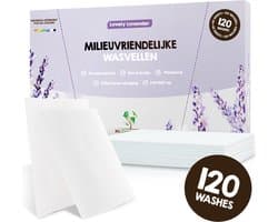 Mr. Green Mind Wasstrips - 120 Wasbeurten -- Lovely lavender- Wasmiddel Wasmiddeldoekjes incl. wasverzachter
