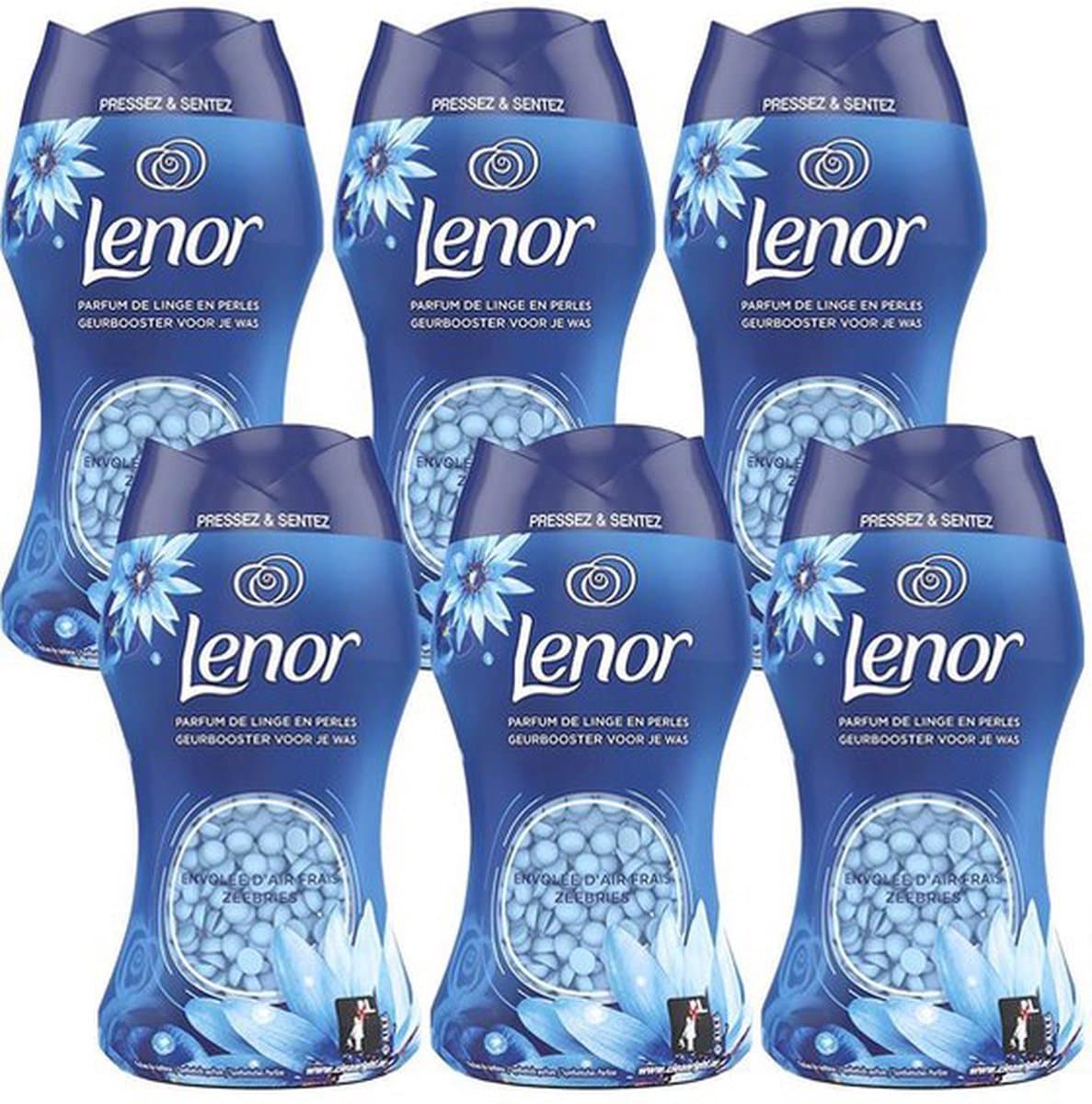 Lenor Zeebries Geurbooster - Voordeelverpakking 6 x 140g - Wasmiddel Parfum — afbeelding 1