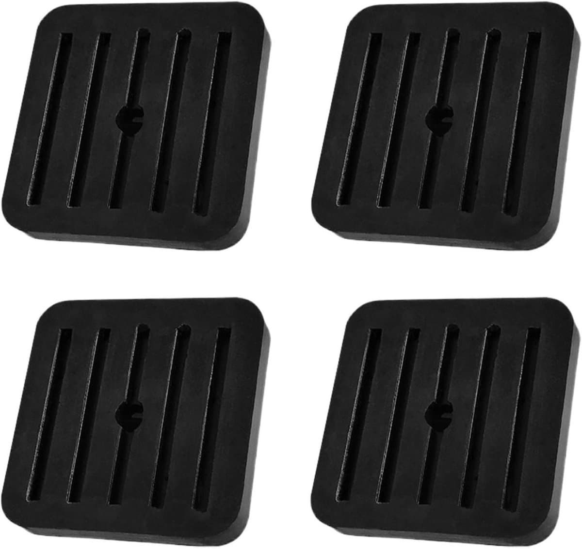 Trillingsdempers Airco - Antivibratie Pads - Apparaten Stabiliseren - Geluidsreductie - 4 Stuks - Zwart — afbeelding 1