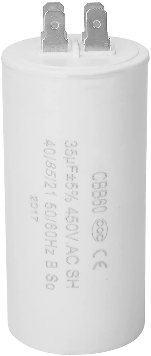 Dailygoods- Startcondensator 35uF 450V - CBB60 - Milieuvriendelijk - 4-polig - Hoog overbelastingsvermogen - Vlamvertragend epoxyhars - Motorcondensator — afbeelding 1