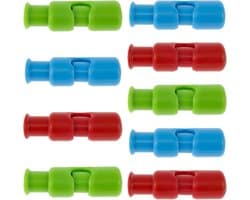 Zak Klemmen - Voedsel Clips - Voedsel Vers Houden - Antislip Rubber - 9 of 21 Stuks - Multi-kleur