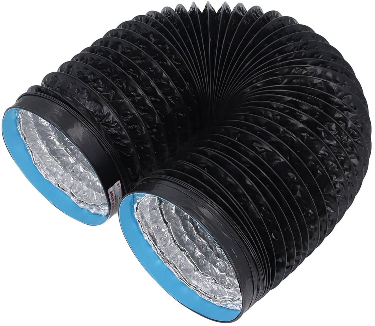 Dailygoods- Ventilatieslang 2m - Flexibel/Geïsoleerd - Luchtafvoerslang - Afzuigslang - Geluidsreductie - Duurzaam ontwerp - Luchtkanaal — afbeelding 1