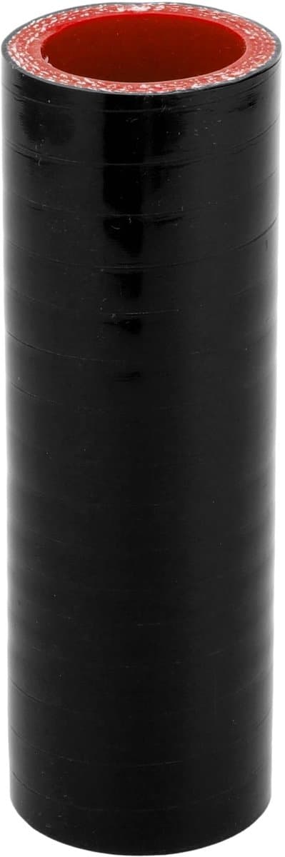 Dailygoods- Koelslang Siliconen 32 mm Binnendiameter - 127 mm Lengte - Meerlaags - Zwart/Rood - Hoge Temperatuur - Schokbestendig - Siliconenslang — afbeelding 1