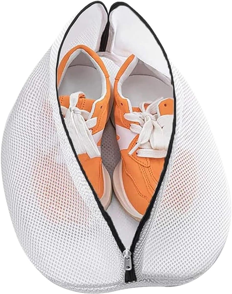 Multifunctionele waszak voor schoenen en sportschoenen, duurzame rits, ideaal voor het wassen en beschermen van schoeisel — afbeelding 1