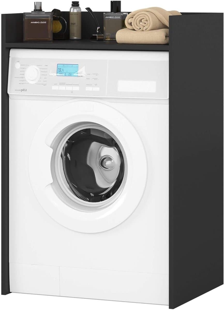 Wasmachine Ombouw - Opbouwmeubel - Kast Wasdroger - Meubel - badkamer — afbeelding 1