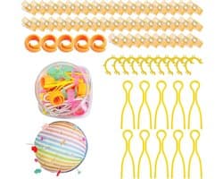 Naaiclip Set - Knutsel Clips - Georganiseerd Knutselen - Met Speldenkussenpot - 76 Delen - Multicolor