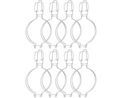 Draadklemmen Weckpotten - Metalen Sluitclips - Voedsel Bewaren - Luchtdichte Afsluiting - 8 Stuks - Zilver