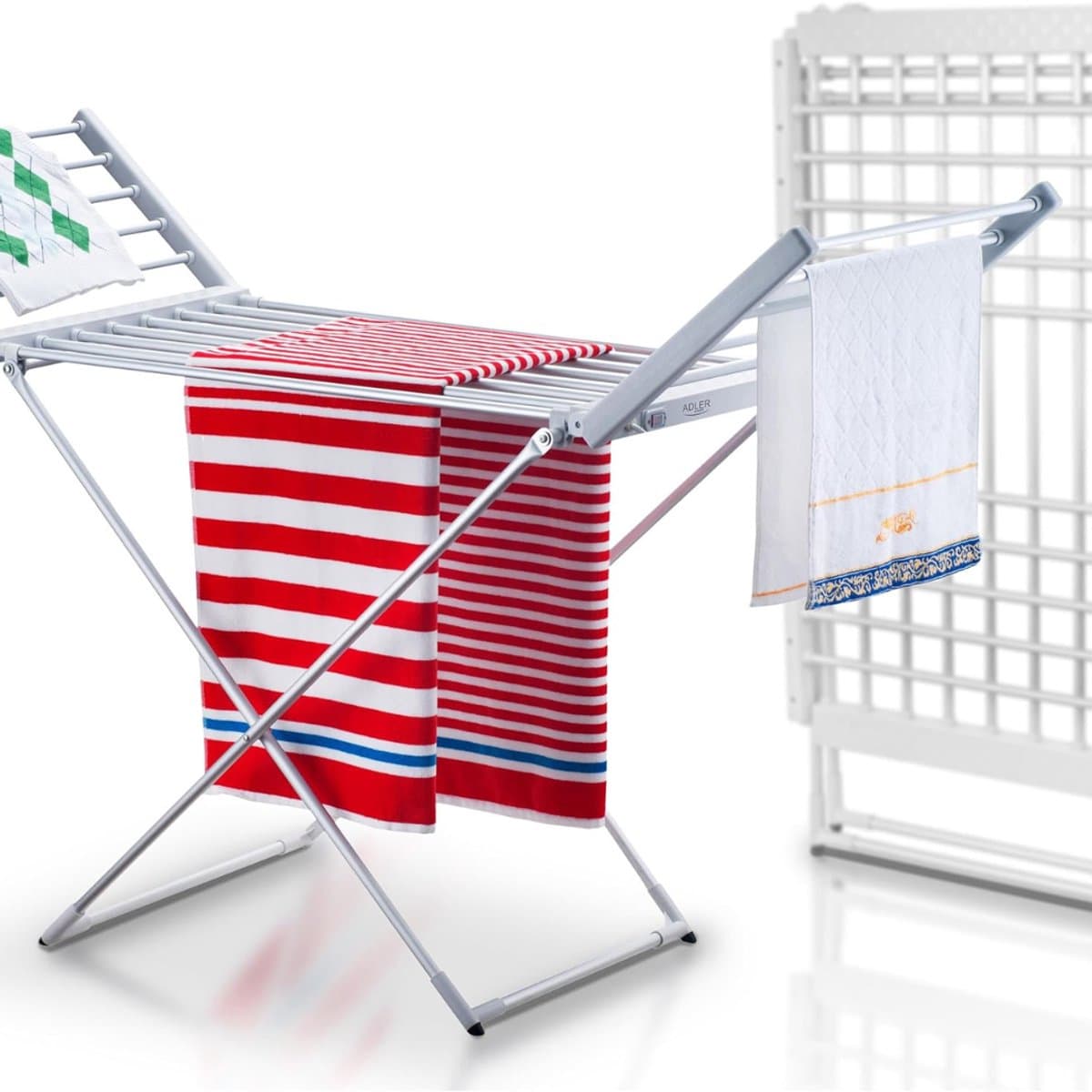 White-Label® Elektrisch Droogrek – Verwarmd Wasrek – Warmte Droogrek — afbeelding 1