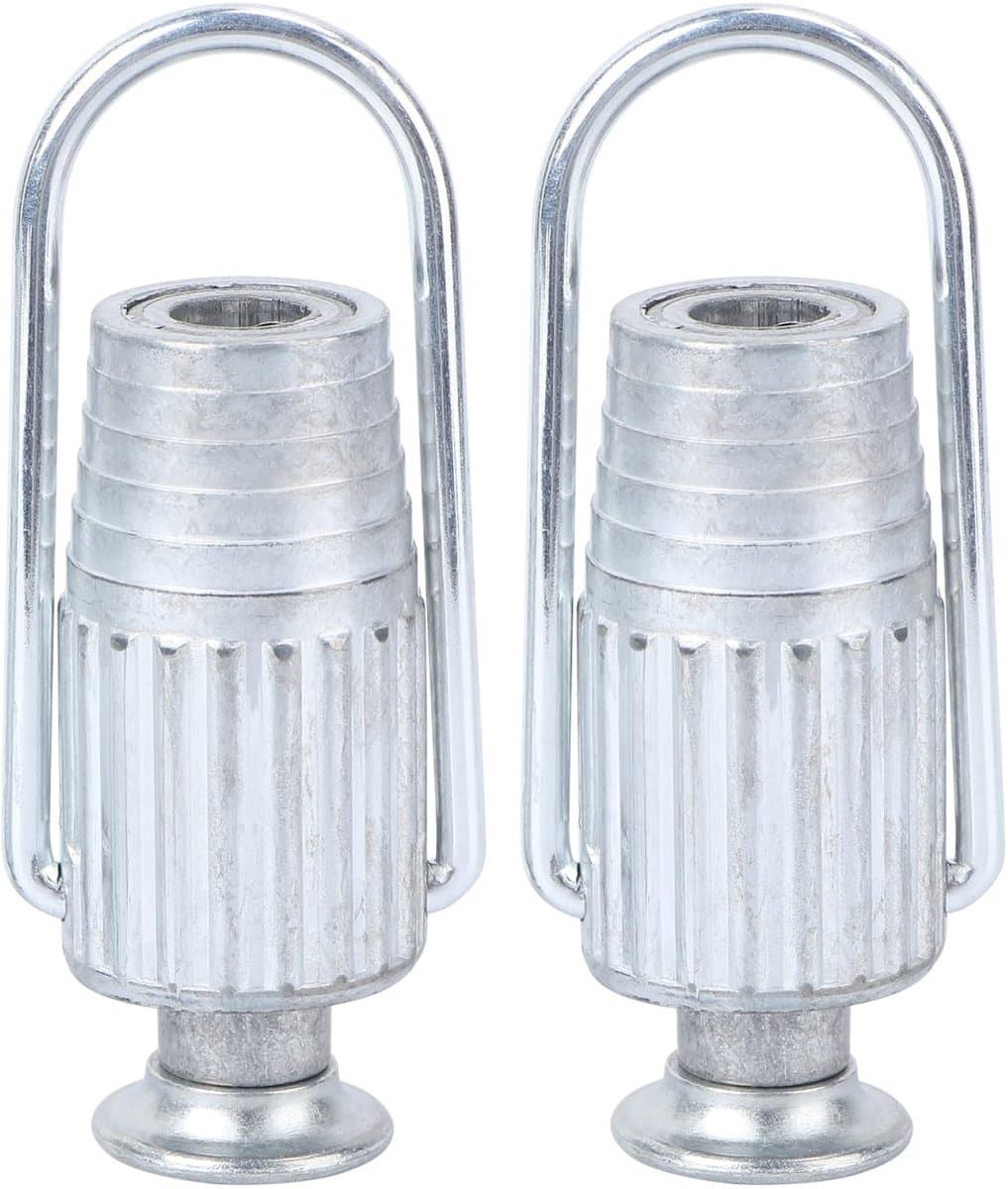 Dailygoods- Waslijn Aanscherper Set van 2 - Aluminium - Duurzaam - Huishoudelijke Leveringen - Kledinglijn - Sterke Constructie - Waslijnspanner — afbeelding 1