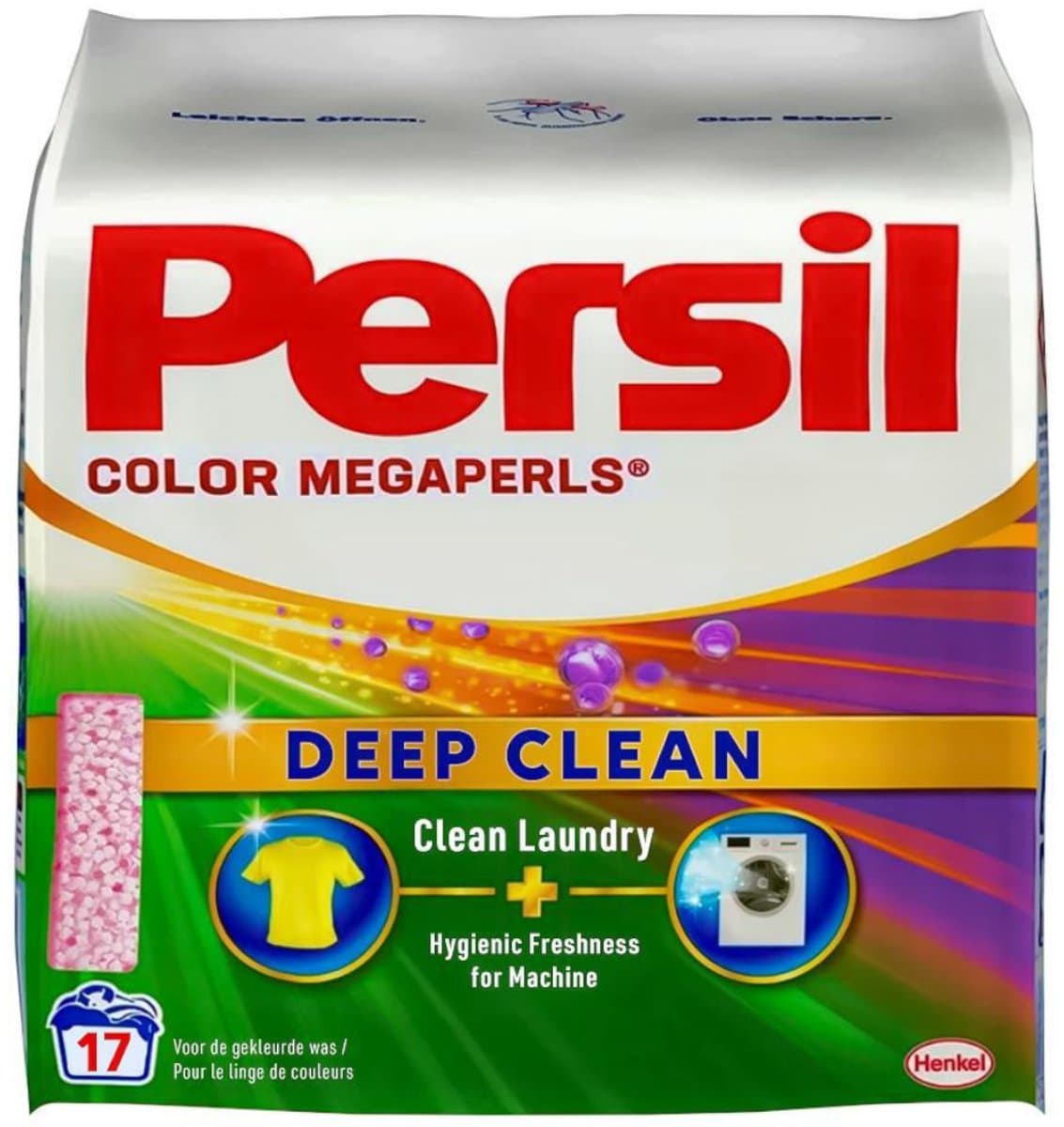 Persil Color Megaperls - Deep Clean - Waspoeder - Gekleurde Was - 17 Wasbeurten — afbeelding 1