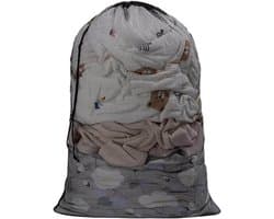 Grote Waszak van Mesh 20 x 24 Inch met Trekkoord, Ideaal voor Wassen, Reizen en Thuisgebruik