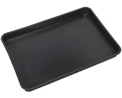 REN® Lekbak Wasmachine - Lekbak - Anti Trillingsmat Wasmachine - Lekbak Wasmachine Universeel - Zwart - 39cm x 57cm x 5cm