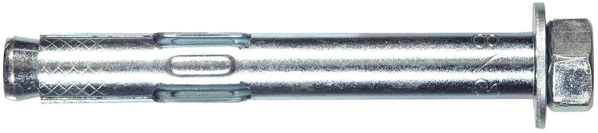 Hulsanker - Ankerbout M8 - Bevestigen in Beton - Gelegeerd Staal - 5/16 X 1-1/2 Inch - Zink — afbeelding 1