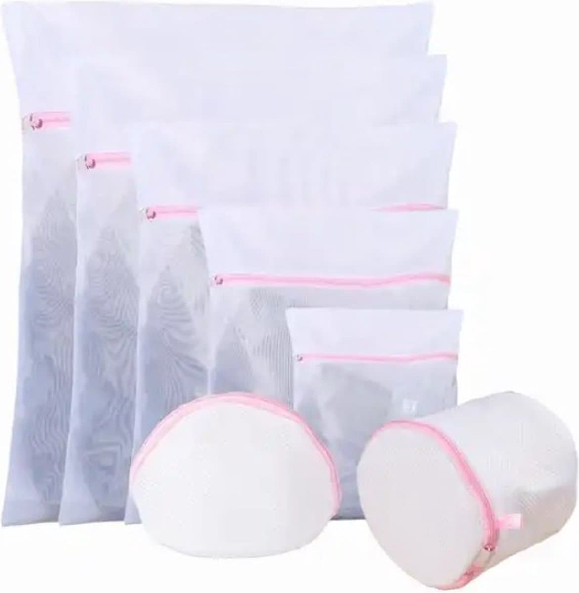Waszakken Set van 7 voor Wasgoed - Waszakje Lingerie - Waszak bh - Wasnet Groot — afbeelding 1