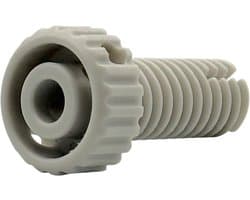 Fixem Stelpootje Wasdroger, Geschikt voor Bosch Siemens, 00611942, 611942 - Stel voetje, plastic schroef poot - Droger