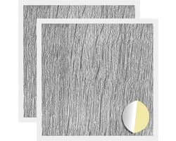 vidaXL - Zelfklevende - schroefcover - 2 - pcs - Grijs - Sonoma - Ø - 20 - x - 0,5 - mm