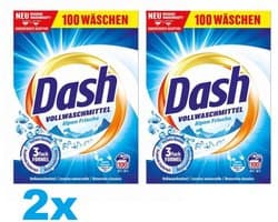 2x Dash Waspoeder Alpenfris - 2 x 5kg - 200 wasbeurten - Voordeelverpakking -2 stuks