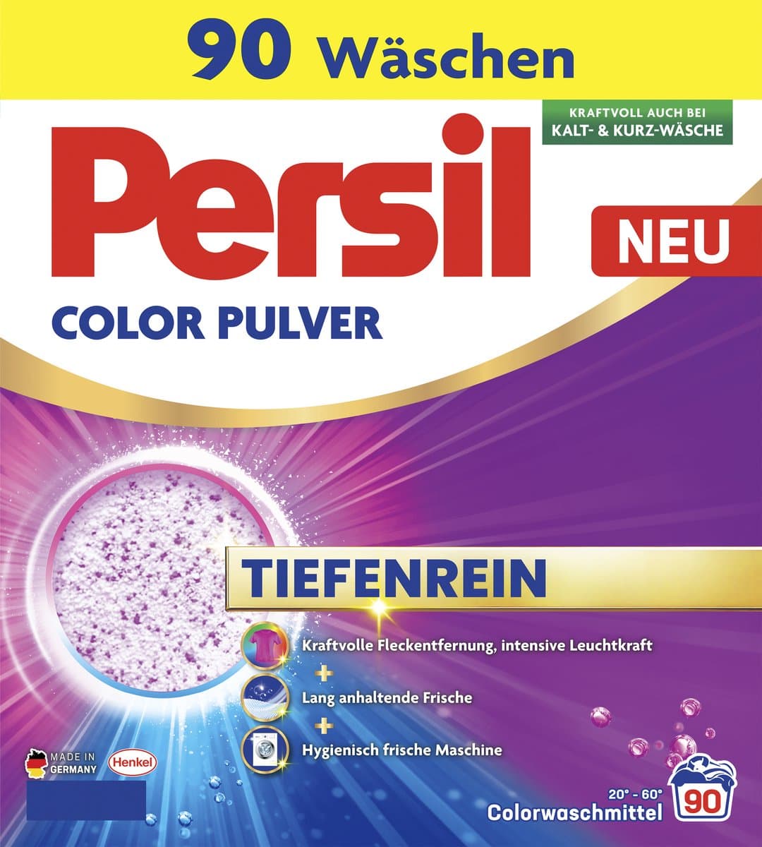 Persil Professional Powder Color - Wasmiddel - Gekleurde Was - 90 Wasbeurten - Grootverpakking — afbeelding 1