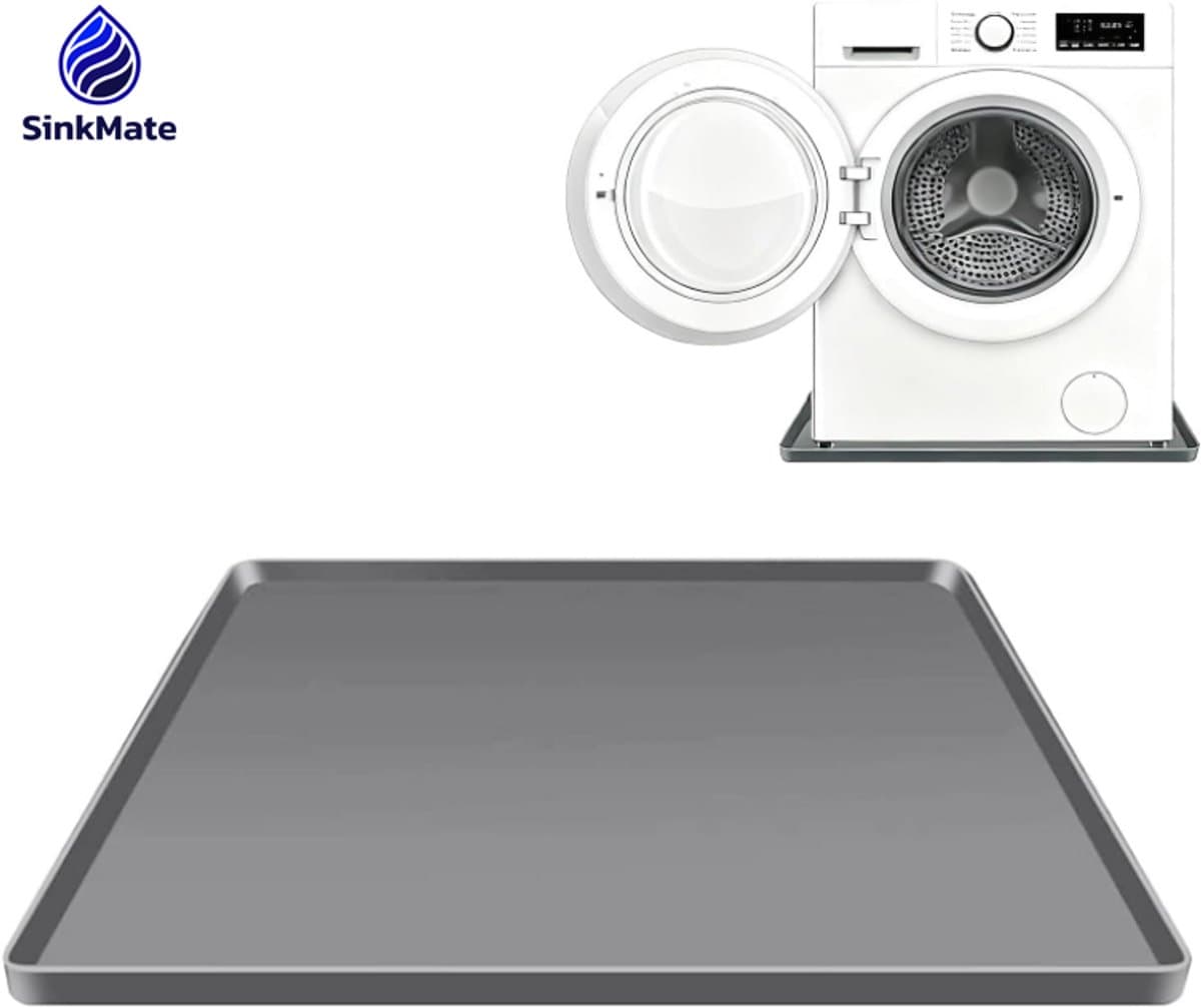 Lekbak Wasmachine – Siliconen Opvangbak - Opstaande Rand - SinkMate® - 60 x 60 cm – Lekbak Koelkast Vaatwasser Diepvriezer — afbeelding 1