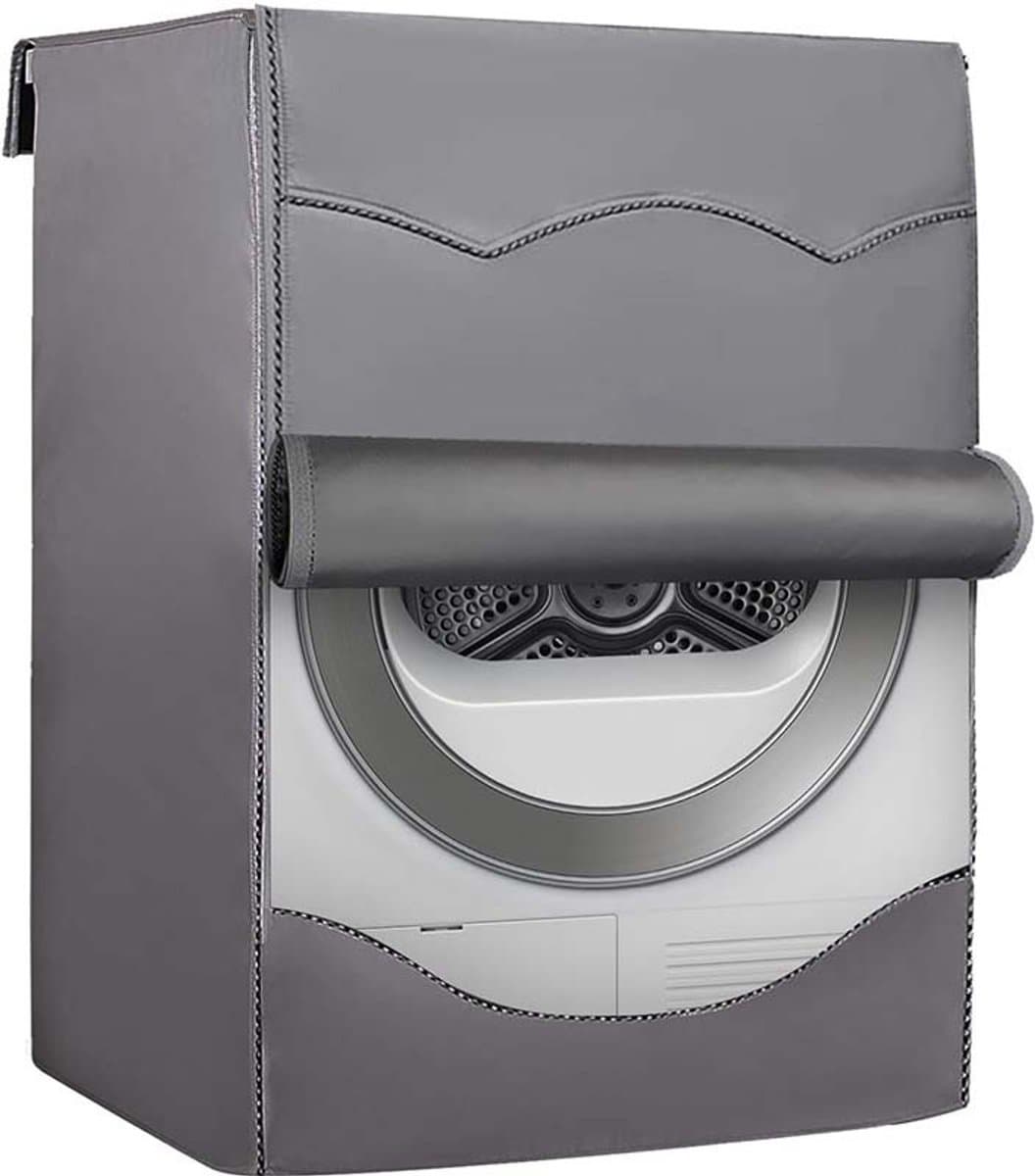 Wasmachine hoes - Wasmachine Beschermer - Oxford doek - Stof- En Anti-Verouderingshoes - Wasmachine overtrek - Met Rits en Verstelbaar - Past op de meeste machines met voorlader - 60 x 64 x 85 CM - Zwart — afbeelding 1