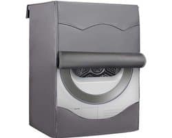Wasmachine hoes - Wasmachine Beschermer - Oxford doek - Stof- En Anti-Verouderingshoes - Wasmachine overtrek - Met Rits en Verstelbaar - Past op de meeste machines met voorlader - 60 x 64 x 85 CM - Zwart